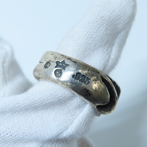 実際に弊社で買取させて頂いた【ギャラ付き】Gabor/ガボール Gaboratory/ガボラトリー GOTHIC SKULL RING/ゴシック スカル リング 19.5号の画像 6枚目