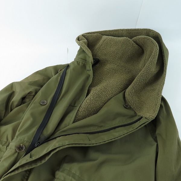 実際に弊社で買取させて頂いたAG by EXPERIMENT/エージーバイエクスペリメント 裏ボア ミリタリージャケット コート/2の画像 2枚目