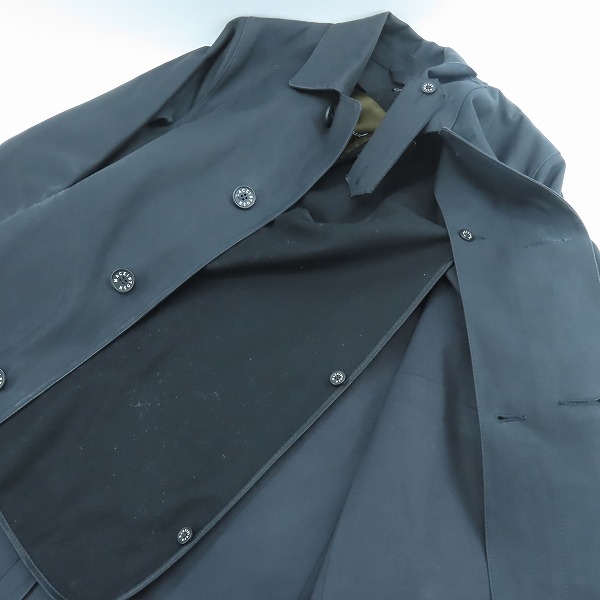 実際に弊社で買取させて頂いたMACKINTOSH/マッキントッシュ DUNOON GTS /ゴム引き ライナー付きステンカラーコート 5875DJ/34の画像 4枚目