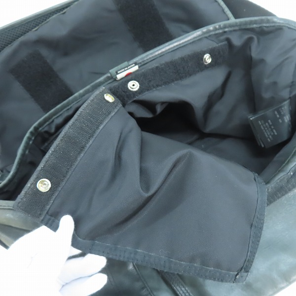 実際に弊社で買取させて頂いたmaster-piece/マスターピース レザー メッセンジャーバッグ 222101の画像 5枚目