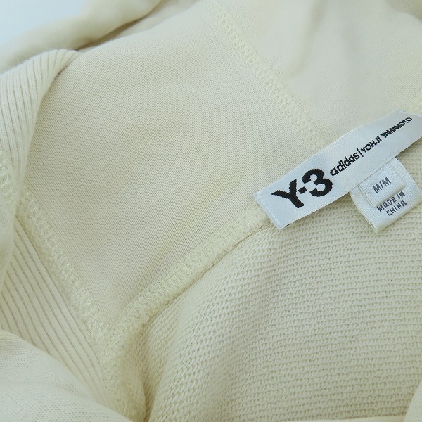 実際に弊社で買取させて頂いたY-3/ワイスリー STACKED LOGO HOODIE/バックロゴプルオーバーパーカー DP0460/Mの画像 5枚目