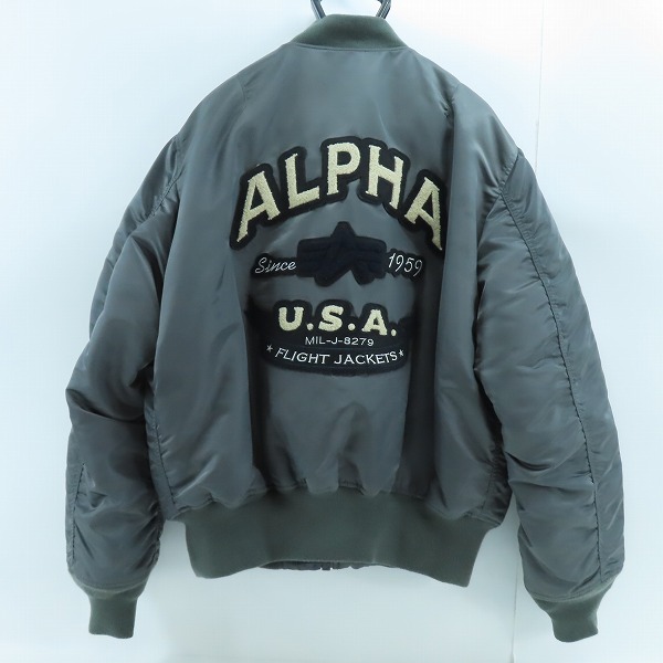 実際に弊社で買取させて頂いたALPHA INDUSTRIES/アルファインダストリーズ MA-1 TA0497-9078/XL