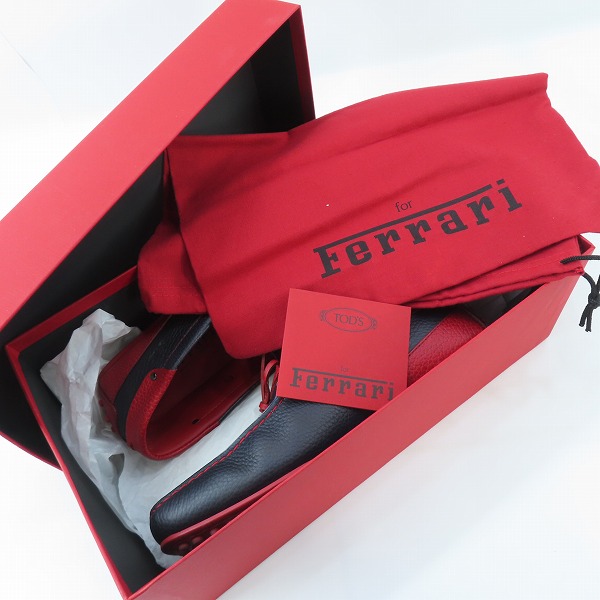 実際に弊社で買取させて頂いたTOD'S/トッズ for FERRARI ドライビングシューズ/6.5の画像 8枚目