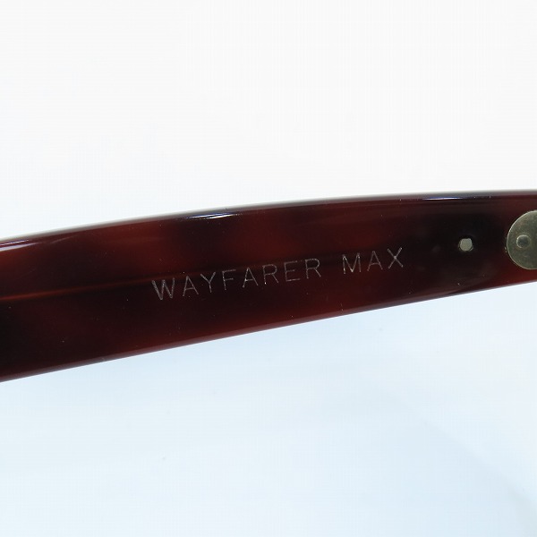 実際に弊社で買取させて頂いたRay-Ban/レイバン B&L/ボシュロム社製 WAYFARER MAX/ウェイファーラーマックス サングラス/アイウェアの画像 6枚目