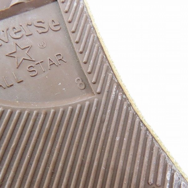 実際に弊社で買取させて頂いたCONVERSE/コンバース USA製 90年代製 ヴィンテージ CANVAS ALL STARオールスター M9165/8の画像 5枚目