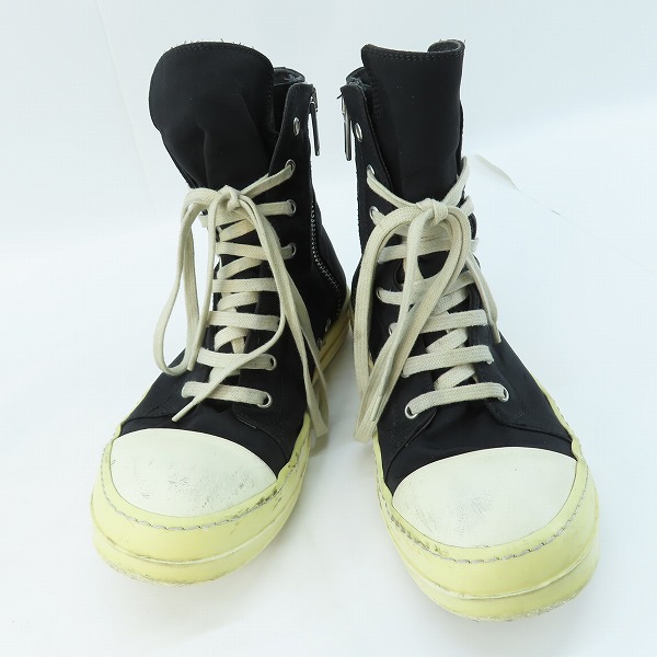 実際に弊社で買取させて頂いたRICK OWENS DRKSHDWリックオウエンスダークシャドウ 16SS RAMONES/ラモーンズ スニーカー ナイロン DU16S1800/40.5