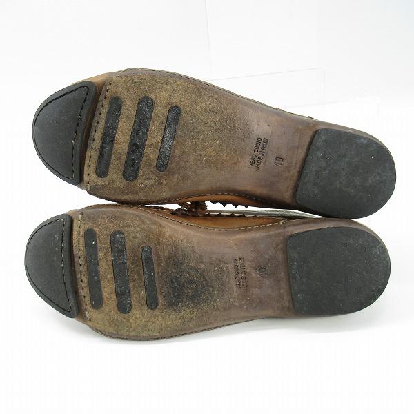 実際に弊社で買取させて頂いた【観賞用】OFFICINE CREATIVE/オフィチーネ クリエイティブ シューズ ブラウン/10の画像 2枚目