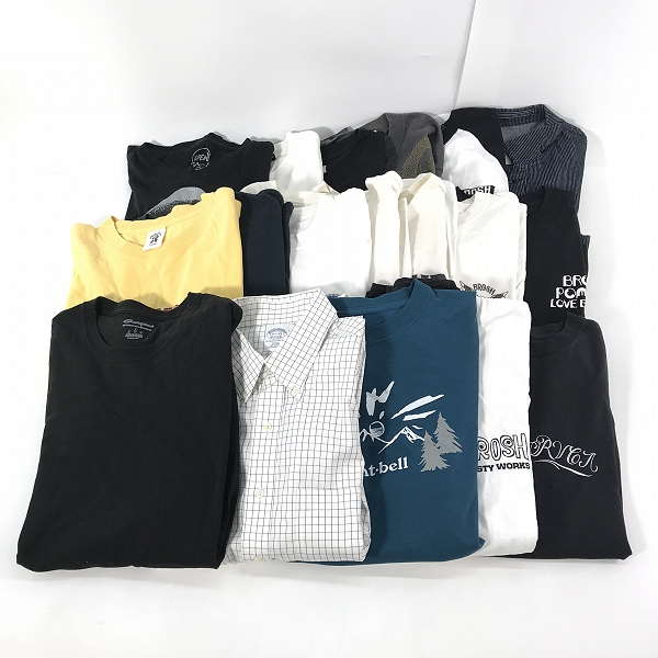 実際に弊社で買取させて頂いた【おまとめ】モンベル/チャンピオン/ブルックスブラザーズ 等 Tシャツ/ロンT/ボタンシャツ 他