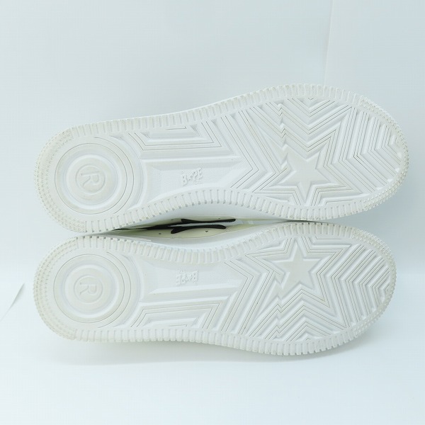 実際に弊社で買取させて頂いたA BATHING APE/アベイシングエイプ BAPE STA #2 M ベイプスタ スニーカー OZX SH M191302 M/27の画像 2枚目