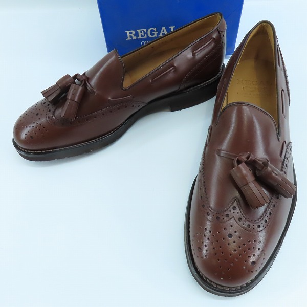 実際に弊社で買取させて頂いたREGAL/リーガル GEOX タッセルローファー ウィングチップ ローファー W433/25