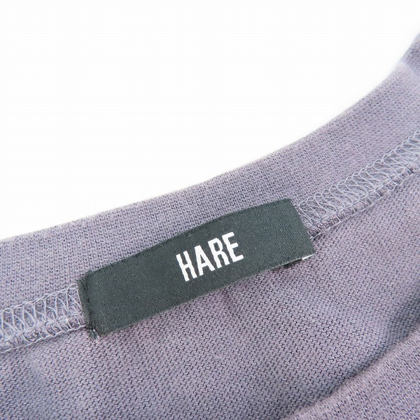 実際に弊社で買取させて頂いたHARE/ハレ ロングTシャツ/カットソー HA020136AD/Sの画像 2枚目