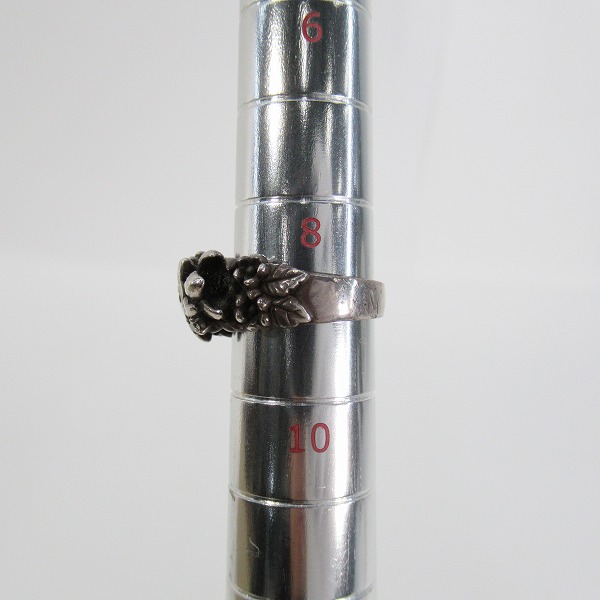 実際に弊社で買取させて頂いたKONRON/コンロン フラワーバタフライリング/9号の画像 9枚目