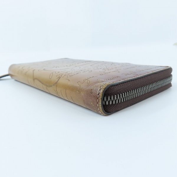 実際に弊社で買取させて頂いたBerluti/ベルルッティ カリグラフィ ラウンドファスナーウォレット/長財布の画像 2枚目