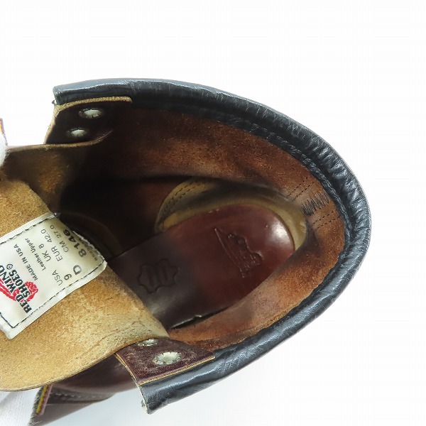 実際に弊社で買取させて頂いたRED WING/レッドウィング MOC TOE BOOTS/モックトゥ ブーツ 8146/US9の画像 4枚目