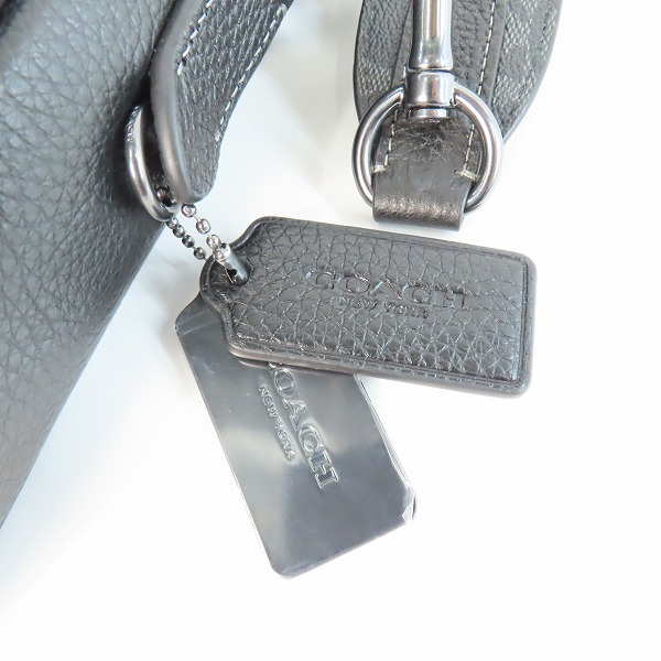 実際に弊社で買取させて頂いたCOACH/コーチ hudson/ハドソン ショルダーバッグ/メンズバッグ ブラックの画像 6枚目