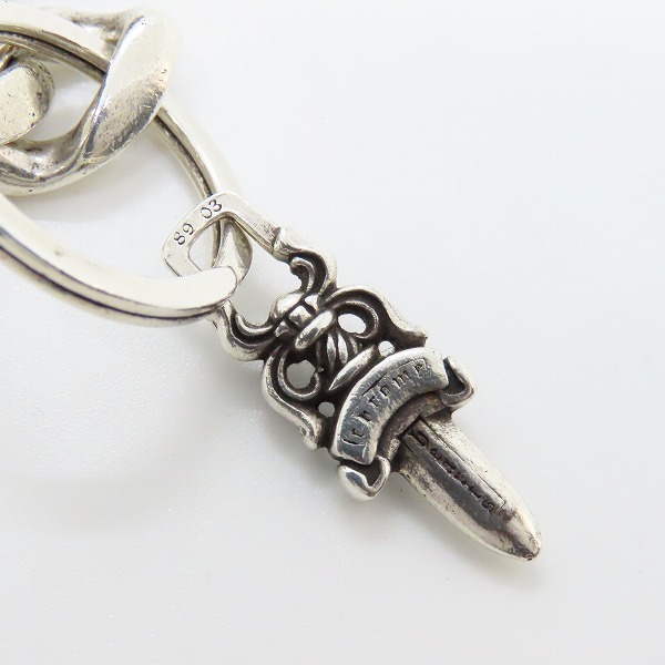 実際に弊社で買取させて頂いた【インボイス原本】CHROME HEARTS/クロムハーツ クラシックキーチェーン ショートの画像 4枚目