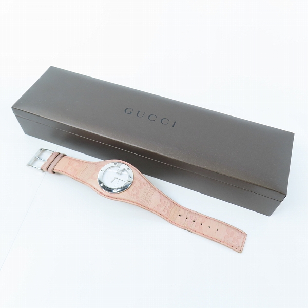 実際に弊社で買取させて頂いたGUCCI/グッチ バンデュー 腕時計 104 【動作未確認】の画像 7枚目