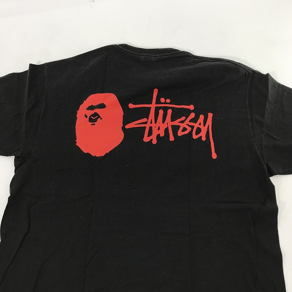実際に弊社で買取させて頂いた【おまとめ】STUSSY/ステューシー A BATHING APEコラボ/ロゴ総柄 等 Tシャツの画像 2枚目