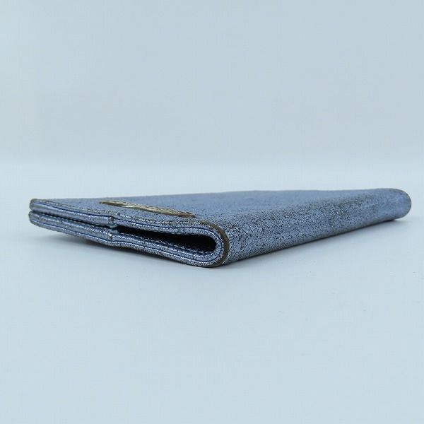 実際に弊社で買取させて頂いた【インボイス原本】CHROME HEARTS/クロムハーツ  PASSPORT COVER #2 パスポート カバー フィリグリークロス メタリックカラーの画像 3枚目