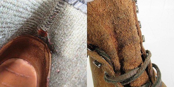 実際に弊社で買取させて頂いたRED WING×Nigel Cabourn/レッドウィング×ナイジェルケーボン HarrisTweed/ハリスツイード マンソンブーツ 4619/8.5Dの画像 8枚目