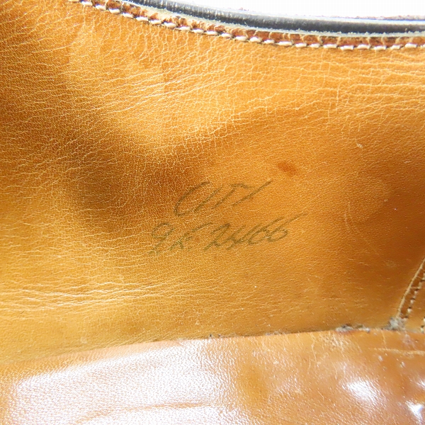 実際に弊社で買取させて頂いたJOHN LOBB/ジョンロブ CITY/シティ スウェードレザーストレートチップシューズ /9Fの画像 5枚目