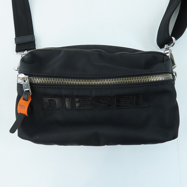 実際に弊社で買取させて頂いたDIESEL/ディーゼル ロゴ ショルダーバッグ ブラック