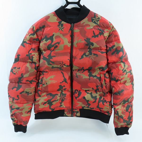 実際に弊社で買取させて頂いたglamb/グラム ダウンジャケット ブラック/カモフラ/迷彩 リバーシブル/3の画像 2枚目