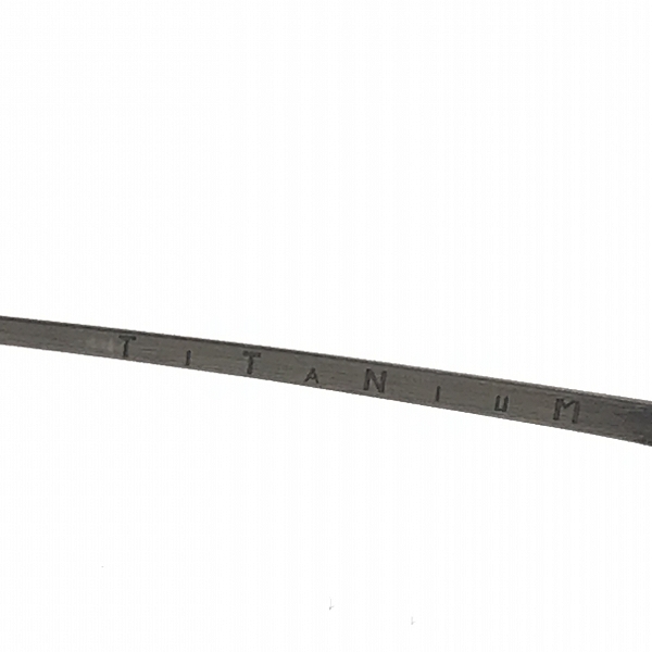 実際に弊社で買取させて頂いた白山眼鏡店/ハクサンガンキョウテン スクエア型/チタニウム/メガネフレーム/アイウェアの画像 5枚目