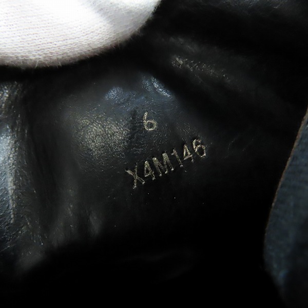 実際に弊社で買取させて頂いたEMPORIO ARMANI/エンポリオアルマーニ パンチングレザー ブーツ 6の画像 5枚目