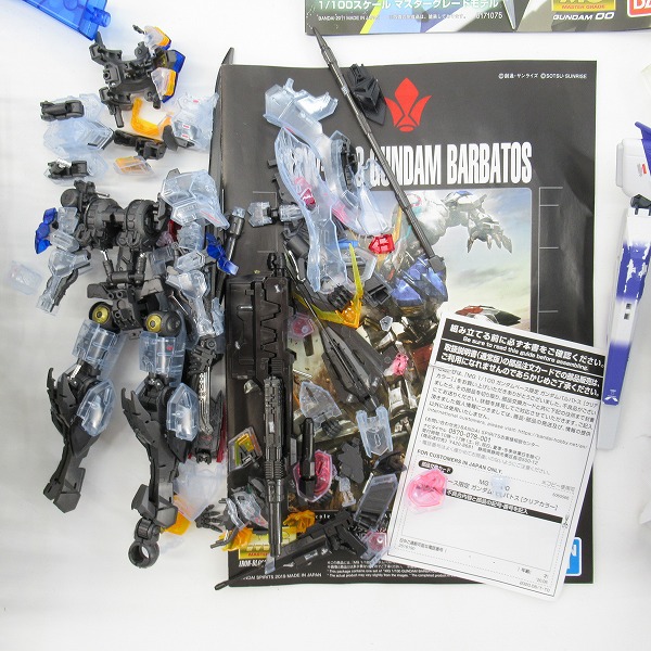 実際に弊社で買取させて頂いた【おまとめ】バンダイ MG ダブルオーガンダム セブンソード/G クリアカラー/Hi-νガンダム Ver.Ka 他/HG/ガンプラの画像 2枚目