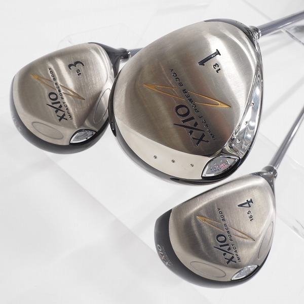 実際に弊社で買取させて頂いたDUNLOP/ダンロップ XXIO/ゼクシオ レディス ドライバー・ウッド 1w/13°,3w/15°,4w/16.5° 3本セット MP300 FLEX:L2 