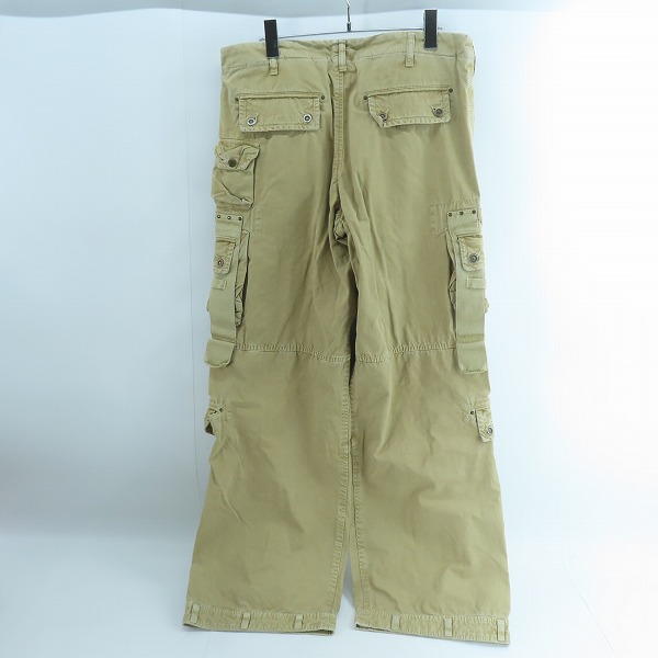 実際に弊社で買取させて頂いたkiminori morishita/キミノリモリシタ カーゴ パラシュートパンツ ベージュ 7847311-1 5/48の画像 1枚目