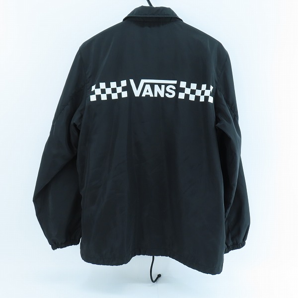 実際に弊社で買取させて頂いたVANS/バンズ 裏ボア コーチジャケット ブラック/Mの画像 1枚目
