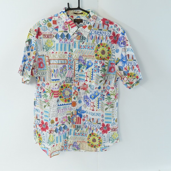 実際に弊社で買取させて頂いたPaul Smith/ポールスミス フェスティバル グラフィック プリント コットン 半袖 シャツ/L