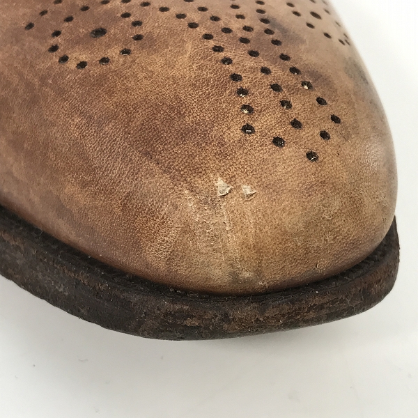 実際に弊社で買取させて頂いたCROCKETT&JONES/クロケット＆ジョーンズ CLIFFORD ウィングチップ シューズ 9.5Eの画像 6枚目