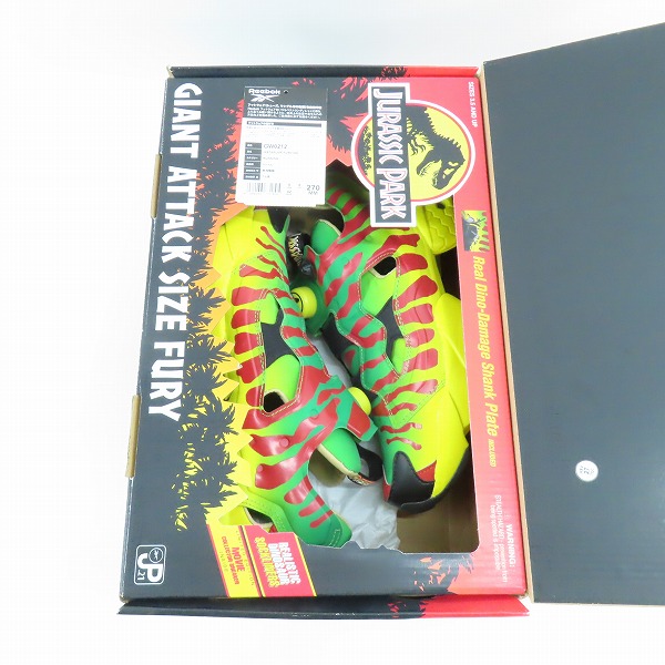 実際に弊社で買取させて頂いたReebok×JURASSIC PARK/リーボック×ジュラシックパーク GIANT ATTACK SIZE FURY/ポンプフューリー GW0212/27の画像 8枚目