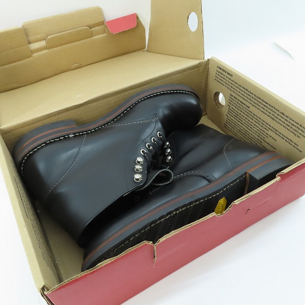 実際に弊社で買取させて頂いたRED WING/レッドウィング 6" CLASSIC ROUND TOE BOOTS/6クラシックラウンド トゥ ブーツ 8165/9Dの画像 8枚目
