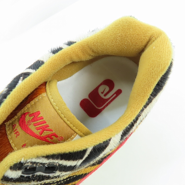 実際に弊社で買取させて頂いた【観賞用】NIKE×ATMOS/ナイキ×アトモス AIR MAX 1 SUPREME アニマルパック ハラコ/315763-761/27.0の画像 4枚目