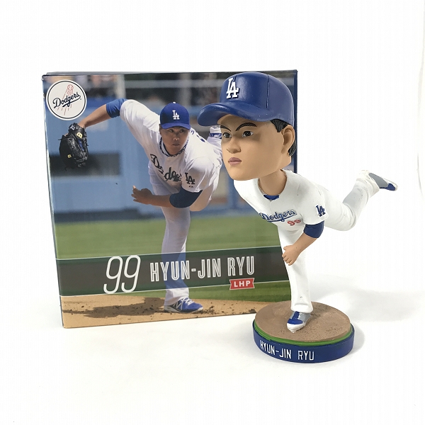 実際に弊社で買取させて頂いたロサンゼルス・ドジャース #99 HYUN-JIN RYU 柳賢振 ボブルヘッドフィギュア/首振り人形