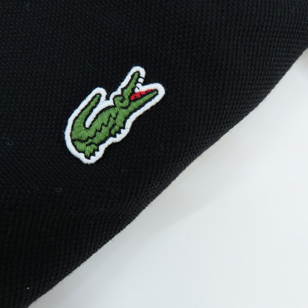 実際に弊社で買取させて頂いたLACOSTE/ラコステ 長袖ポロシャツ  L1312LJ/ブラック/6の画像 4枚目