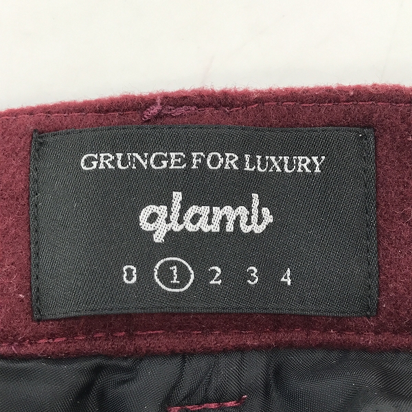 実際に弊社で買取させて頂いたglamb/グラム Noel cropped slacks スラックスパンツ GB16WT/P19 /1の画像 2枚目