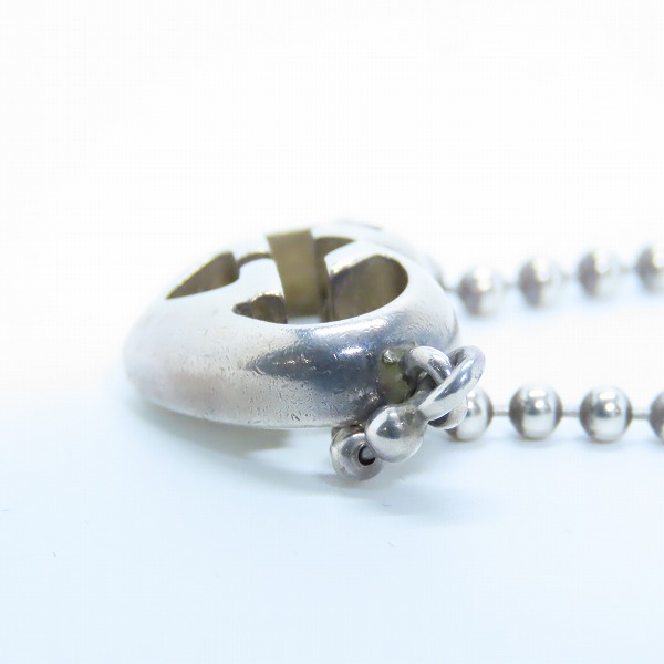 実際に弊社で買取させて頂いたGUCCI/グッチ ハートGGロゴ シルバー925 ネックレスの画像 3枚目