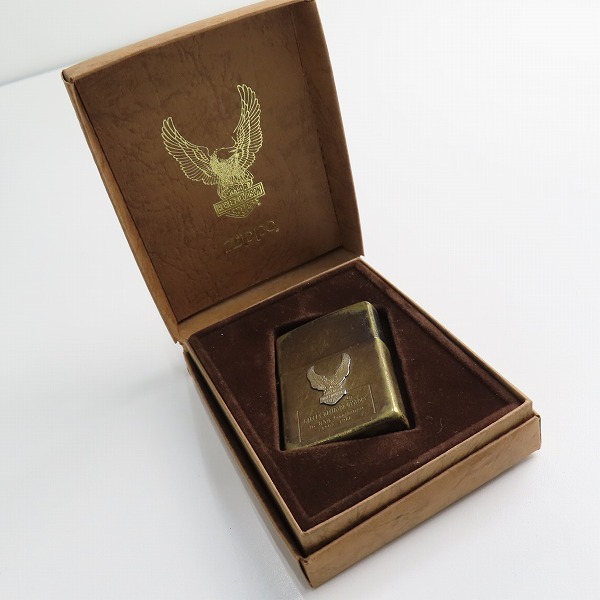 実際に弊社で買取させて頂いた【ジャンク】ZIPPO/ジッポー HARLEY-DAVIDSON/ハーレーダビッドソン メタル貼り 1991年製の画像 7枚目