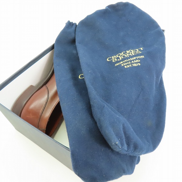 実際に弊社で買取させて頂いたCROCKETT&JONES/クロケットアンドジョーンズ STAMFORD/スタンフォード 9780-11B/6.5Dの画像 7枚目