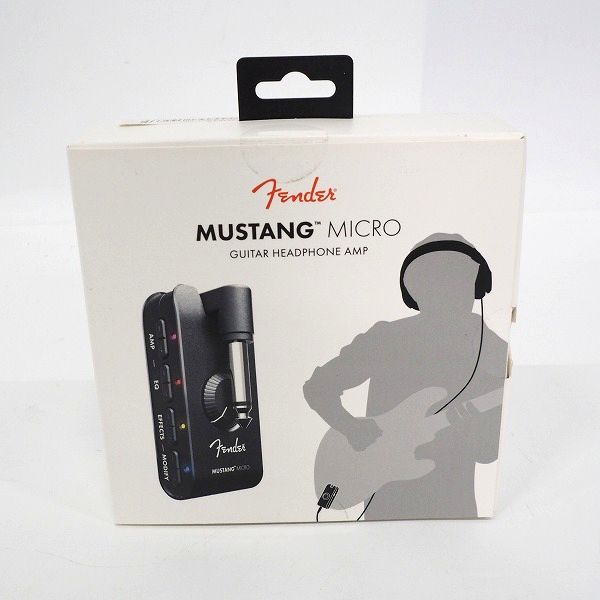 実際に弊社で買取させて頂いたFender/フェンダー MUSTANG MICRO/マスタング マイクロ ギター ヘッドフォンアンプ【動作確認済】の画像 6枚目