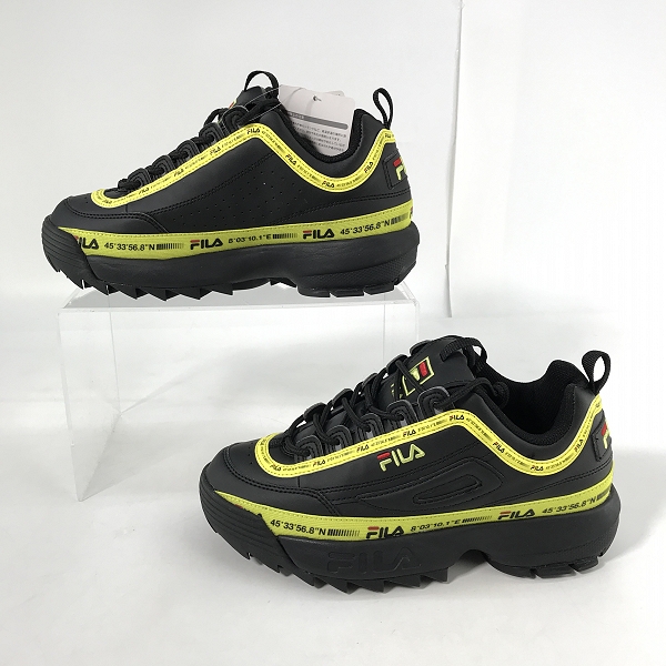 実際に弊社で買取させて頂いた【未使用】FILA/フィラ 厚底 ローカットスニーカー FS1HTB3196X /25.5の画像 3枚目