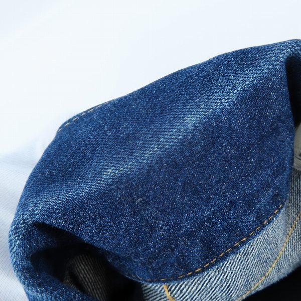 実際に弊社で買取させて頂いたSUGAR CANE/シュガーケーン TOYO 東洋エンタープライズ 1ST デニムジャケット/Gジャン 刺繍 の画像 6枚目