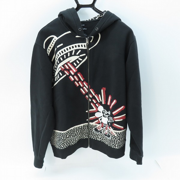 実際に弊社で買取させて頂いたCOACH/コーチ キースヘリング ミッキーマウス ジップアップパーカー M