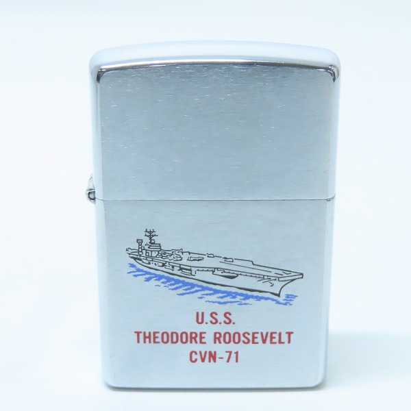 実際に弊社で買取させて頂いたZIPPO/ジッポー アメリカ海軍 U.S.S. THEODORE ROOSEVELT CVN-71 2001年製