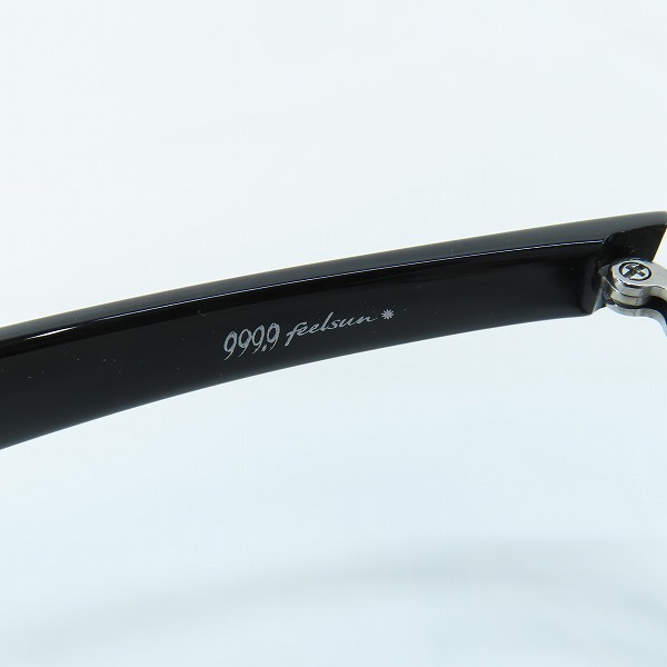 実際に弊社で買取させて頂いた999.9 feelsun/フォーナインズ フィールサン メガネ/アイウェア F-07Mの画像 6枚目